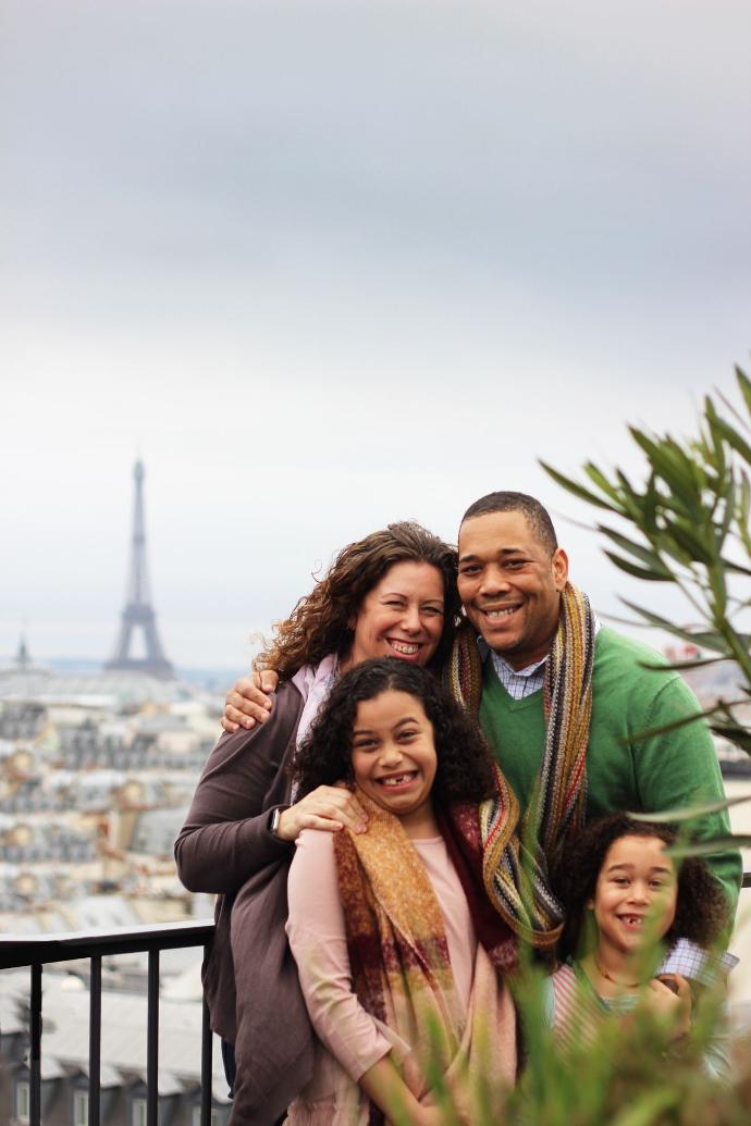 Familie i Paris
